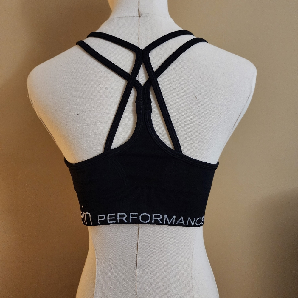 Calvin Klein Criss-Cross Sports Bra, Women's Medium - Picture 7 of 10